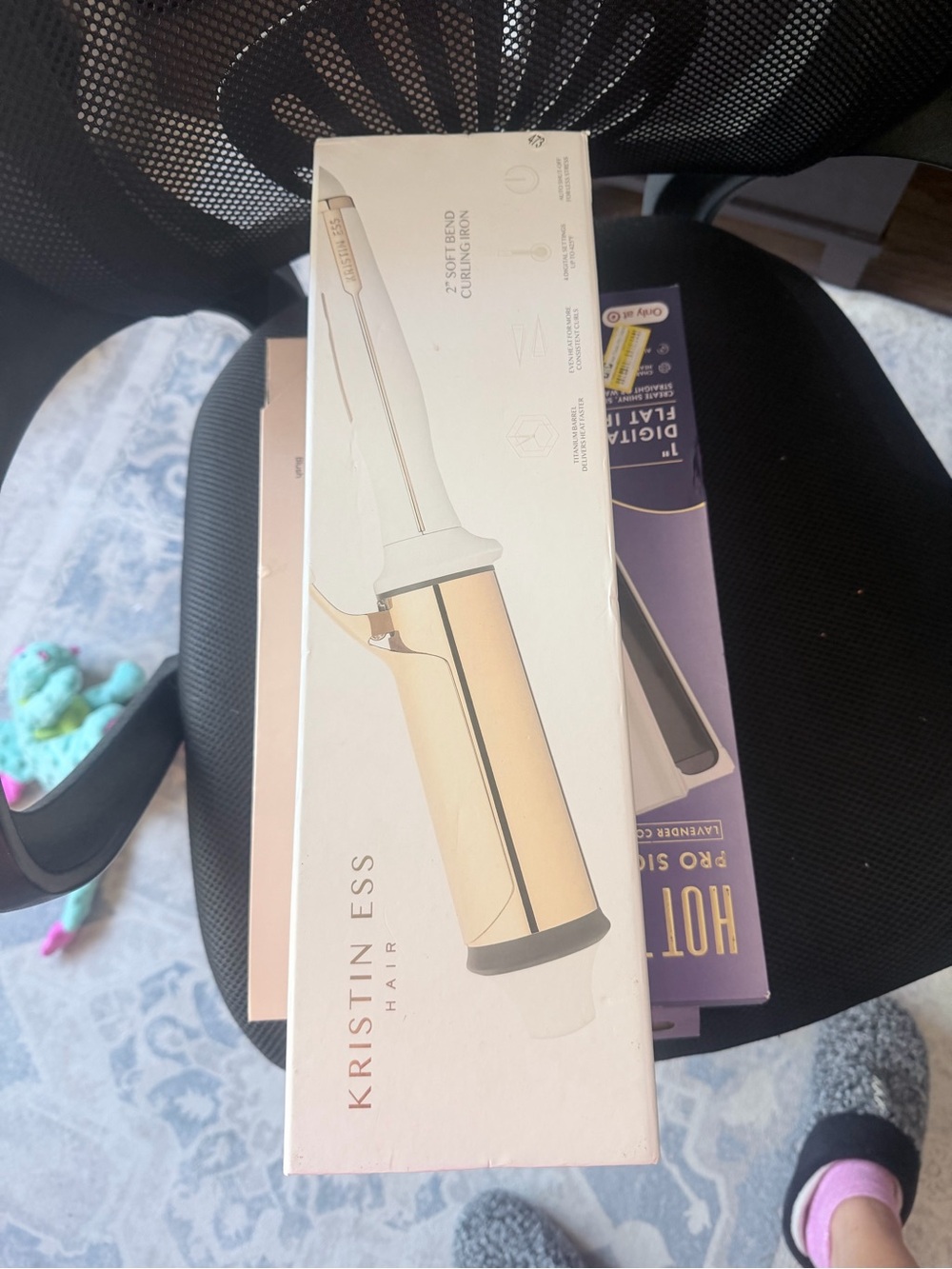 Kristin Ess Gold Curling Wand - Champagne
